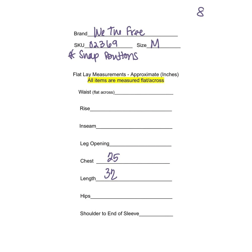 We The‎ Free Polka Dot Snap Button Shirt Women's Medium Peach Polyester - Picture 8 of 8